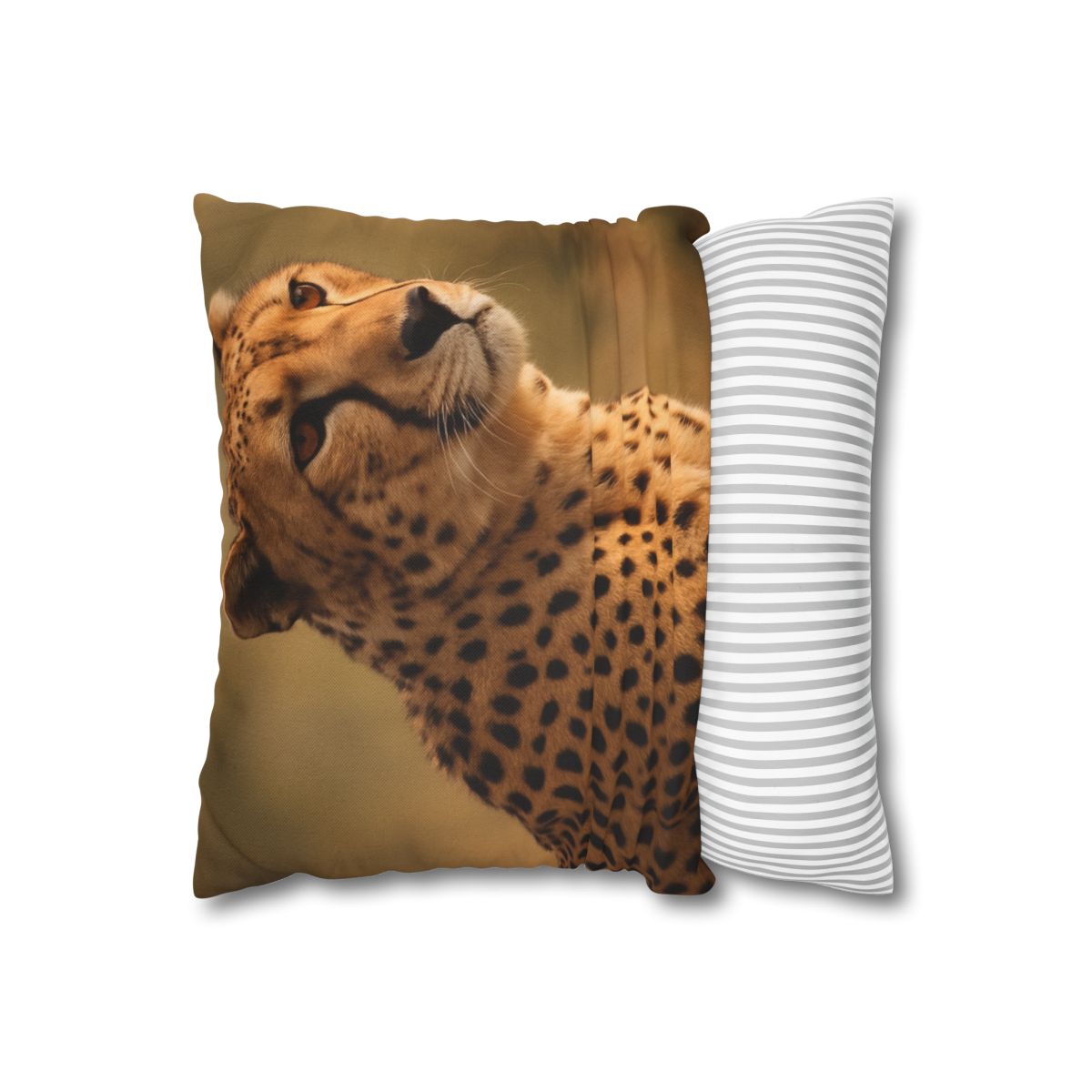 Amber Gaze Cheetah trendy patterned pillow cases