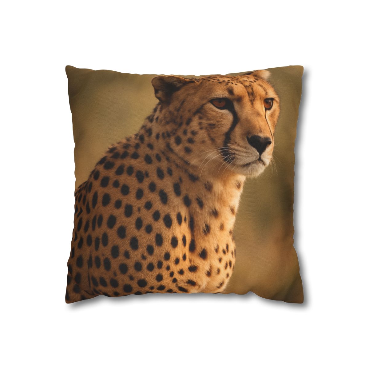 Amber Gaze Cheetah trendy patterned pillow cases