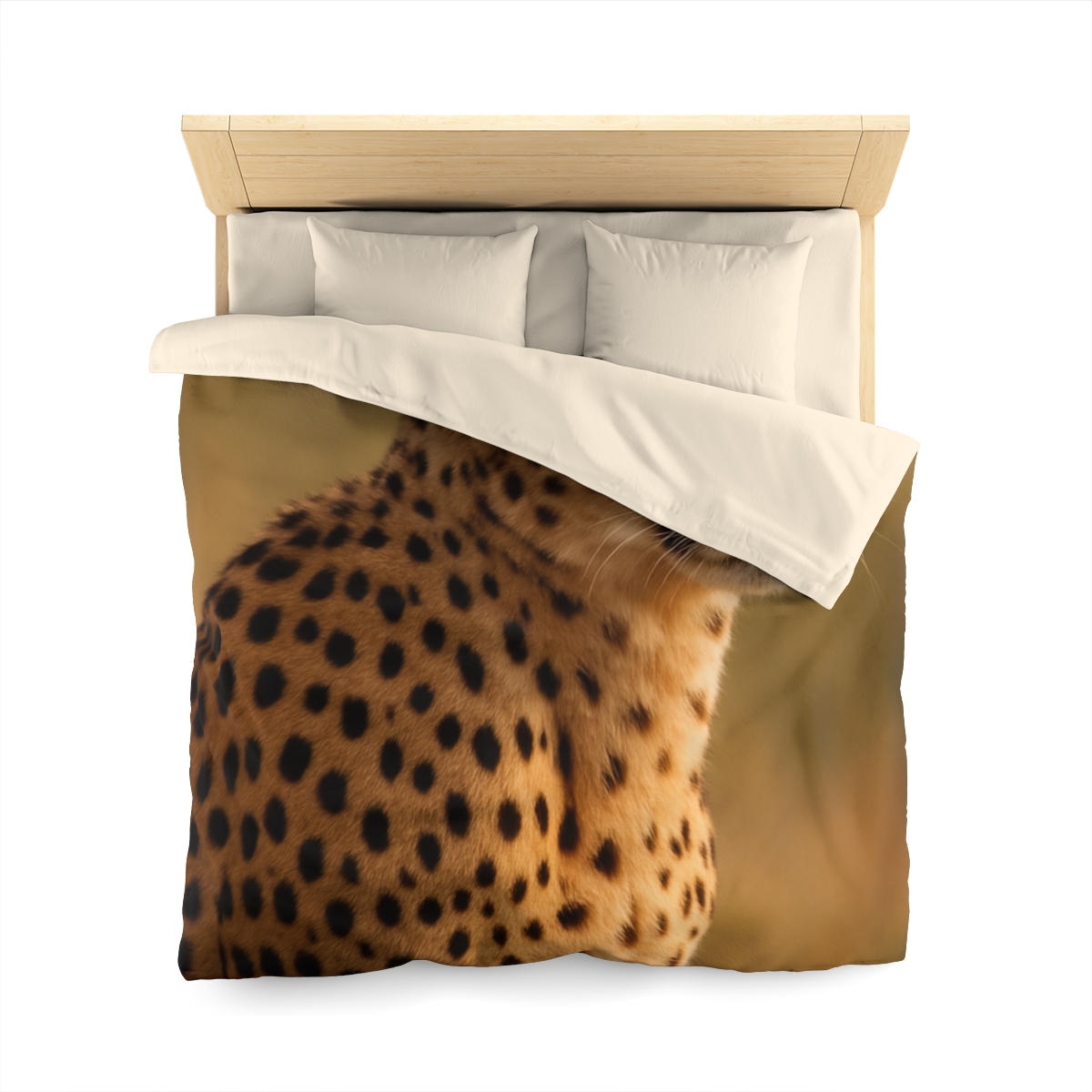 Amber Gaze Cheetah warm winter duvets