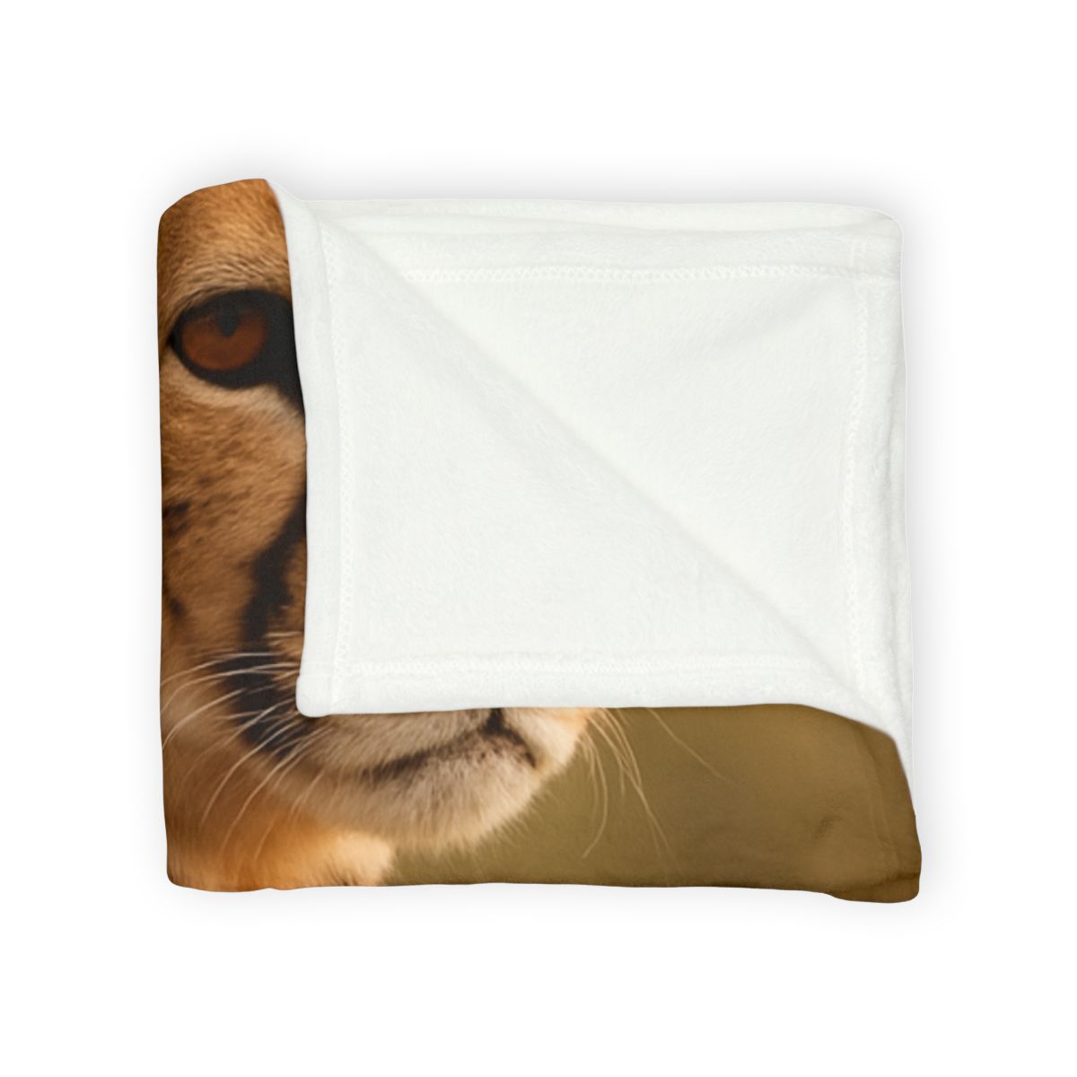 Amber Gaze Cheetah designer printed blankets