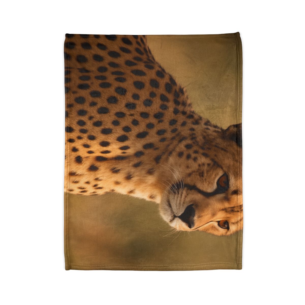Amber Gaze Cheetah designer printed blankets