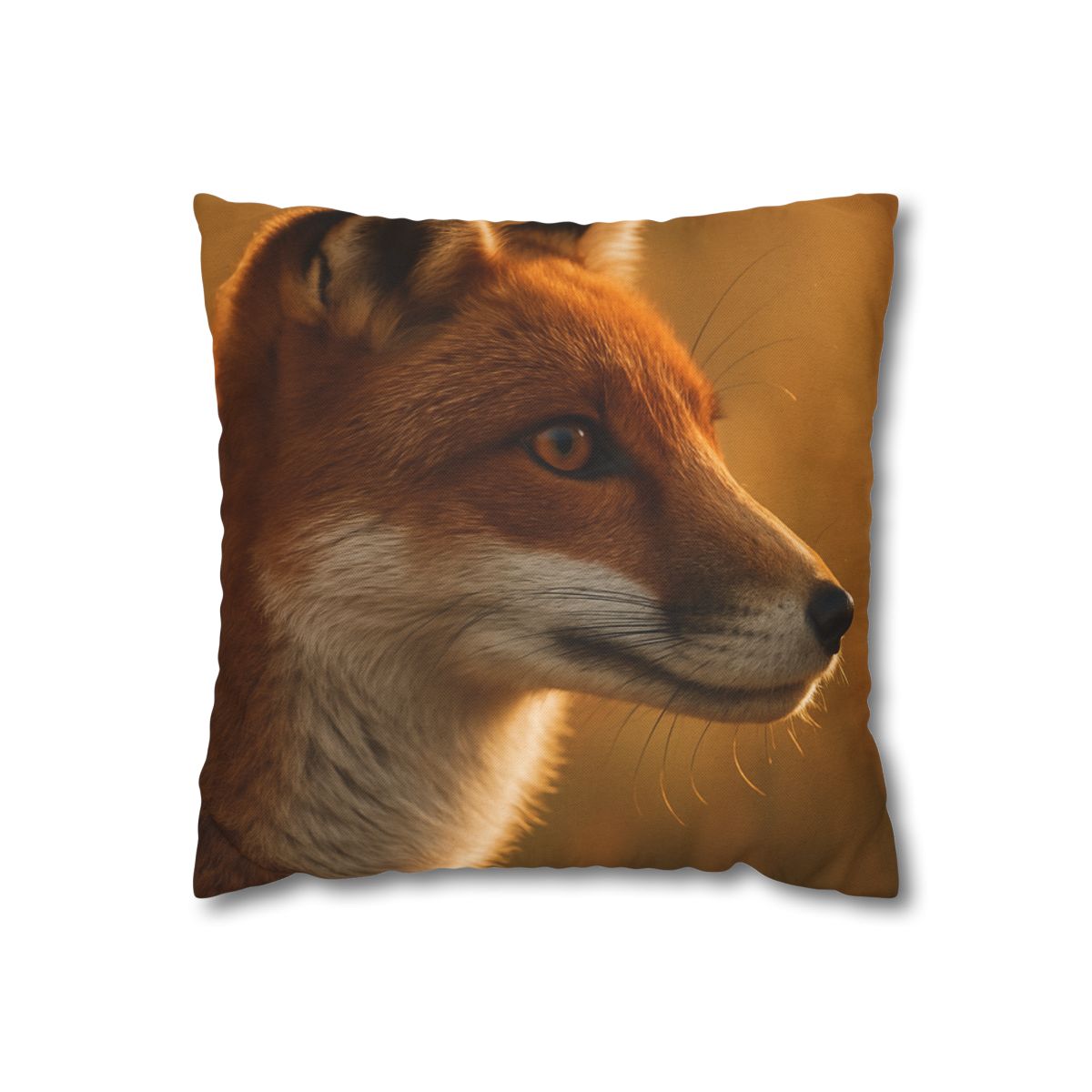 Amber Gaze Red Fox comfortable bedding pillow covers