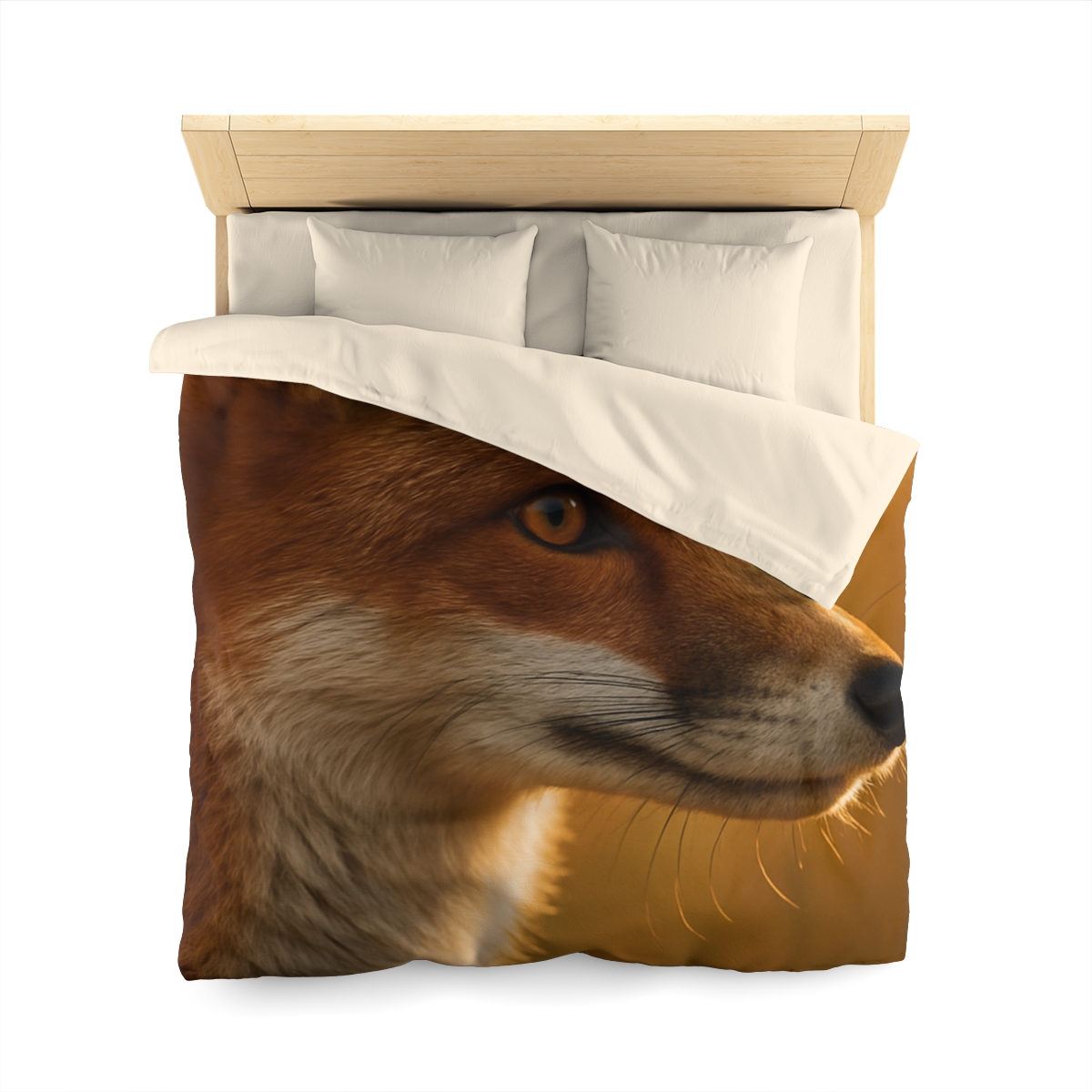 Amber Gaze Red Fox soft comforter duvets