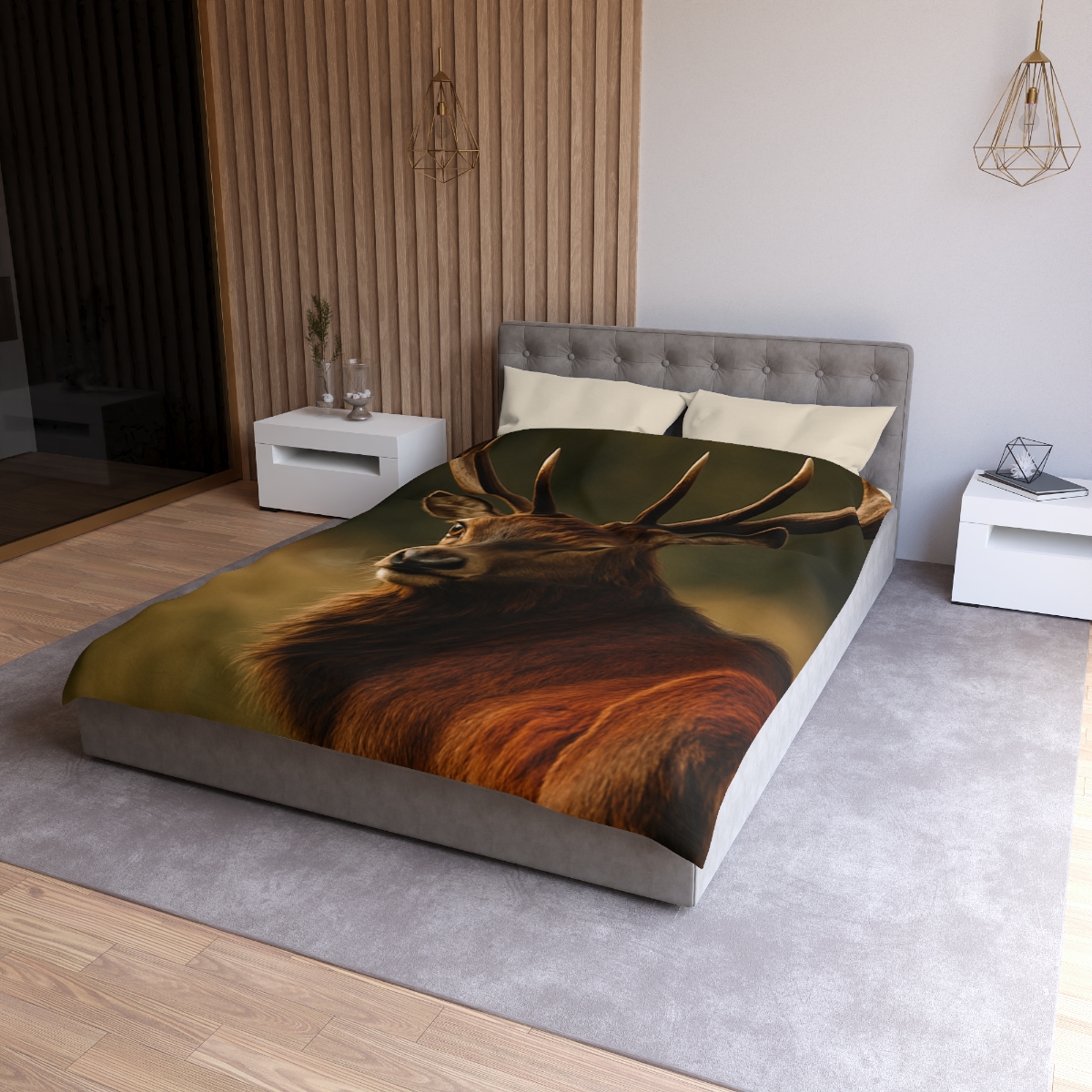 Amber Glance Red Deer stylish duvet covers