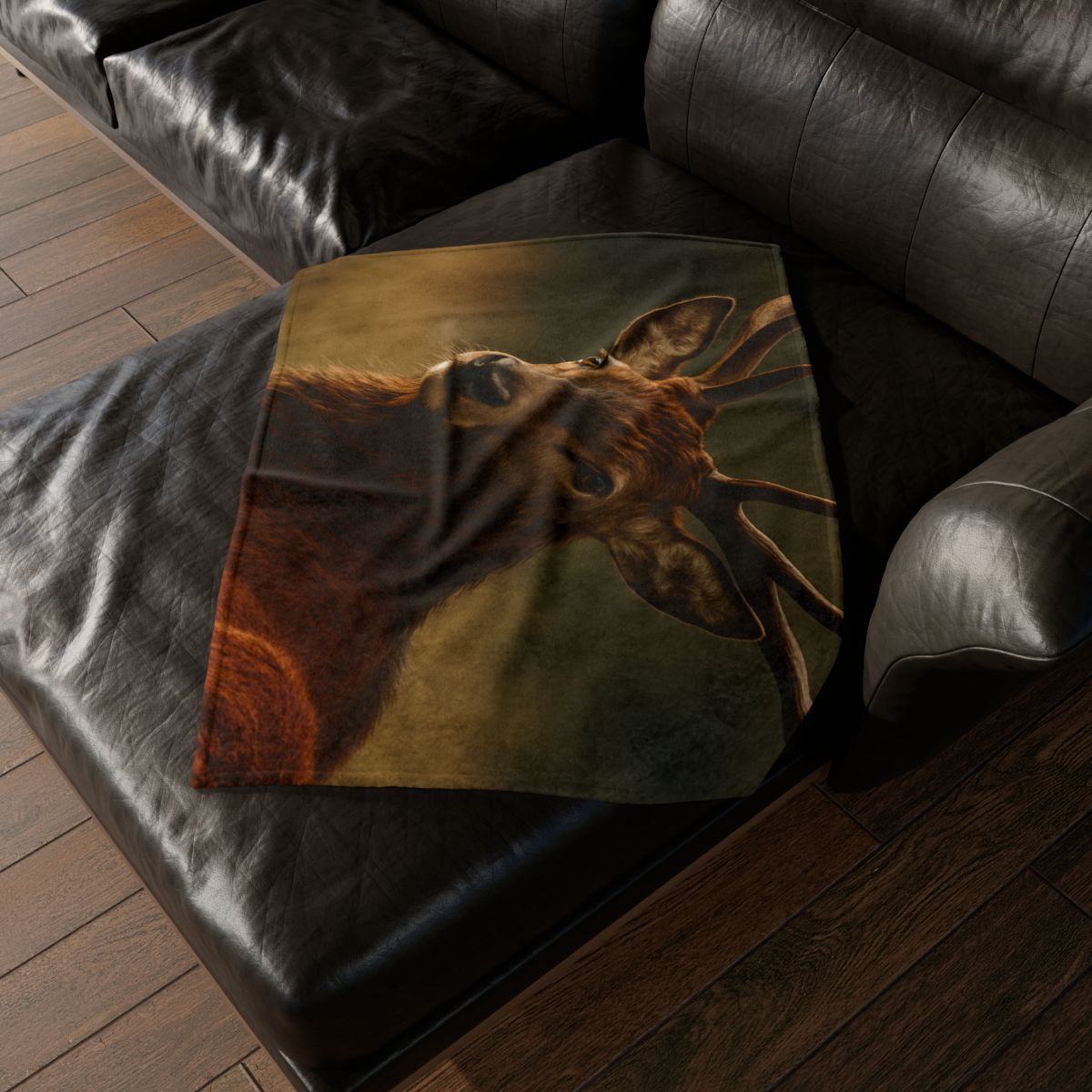 Amber Glance Red Deer decorative home blankets
