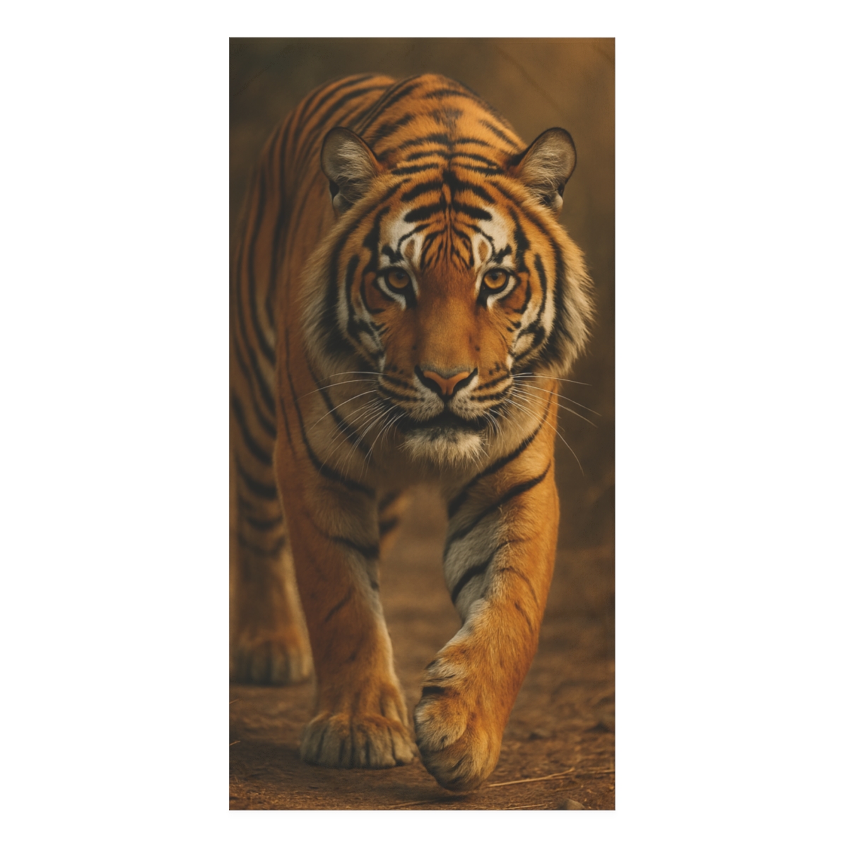 Amber Stalker Bengal Tiger designer printed towels
