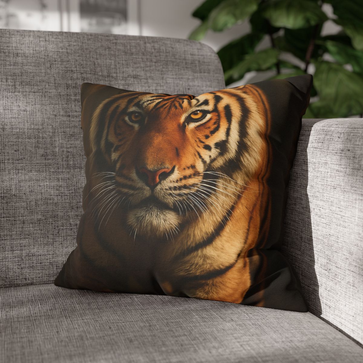 Amber Stalker Bengal Tiger designer print pillow cases