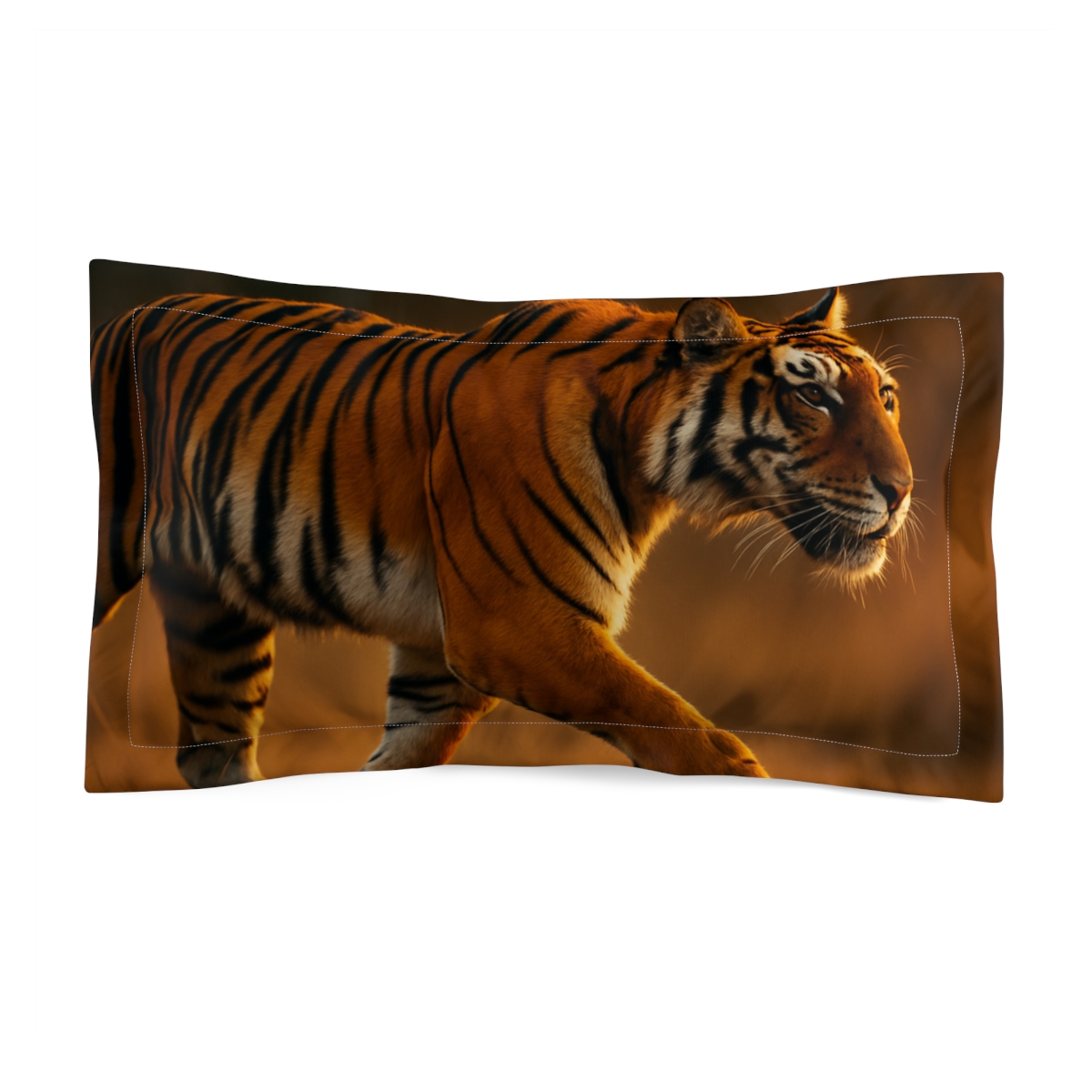 Amber Stalker Bengal Tiger designer printed pillows