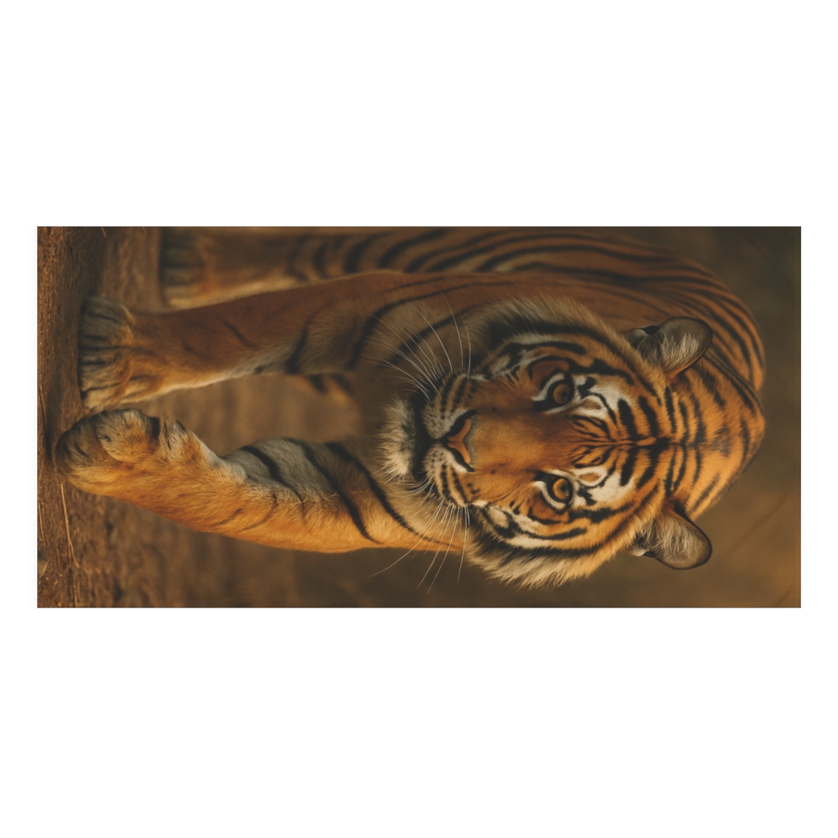 Amber Stalker Bengal Tiger designer printed towels