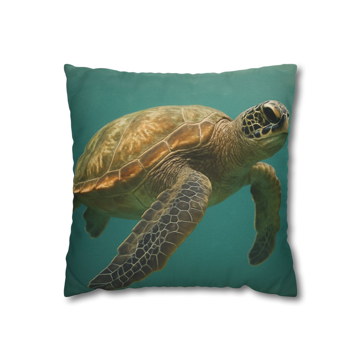 Amber Stillness Green Sea Turtle trendy patterned pillow cases