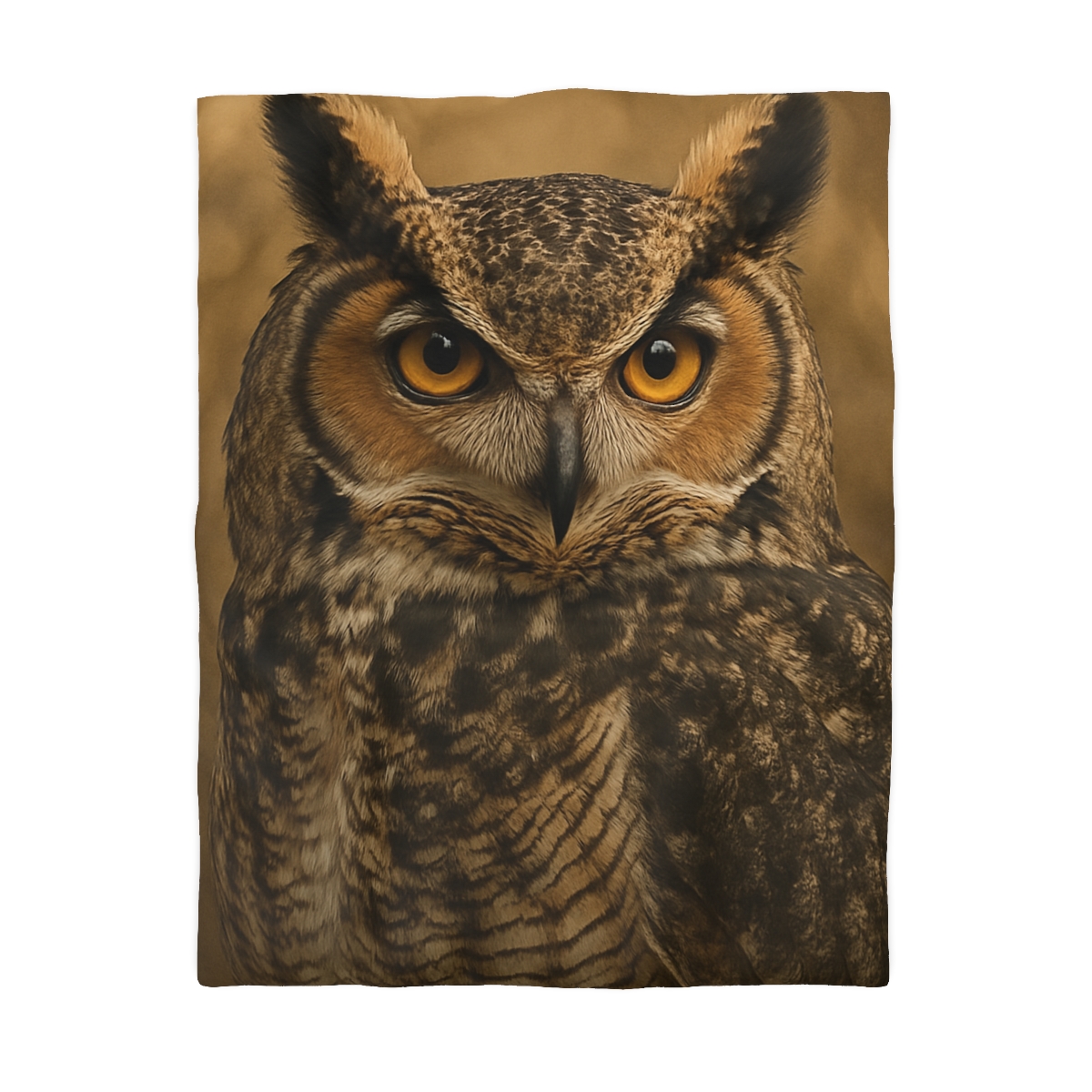 Amber Vigil Great Horned Owl soft comforter duvets