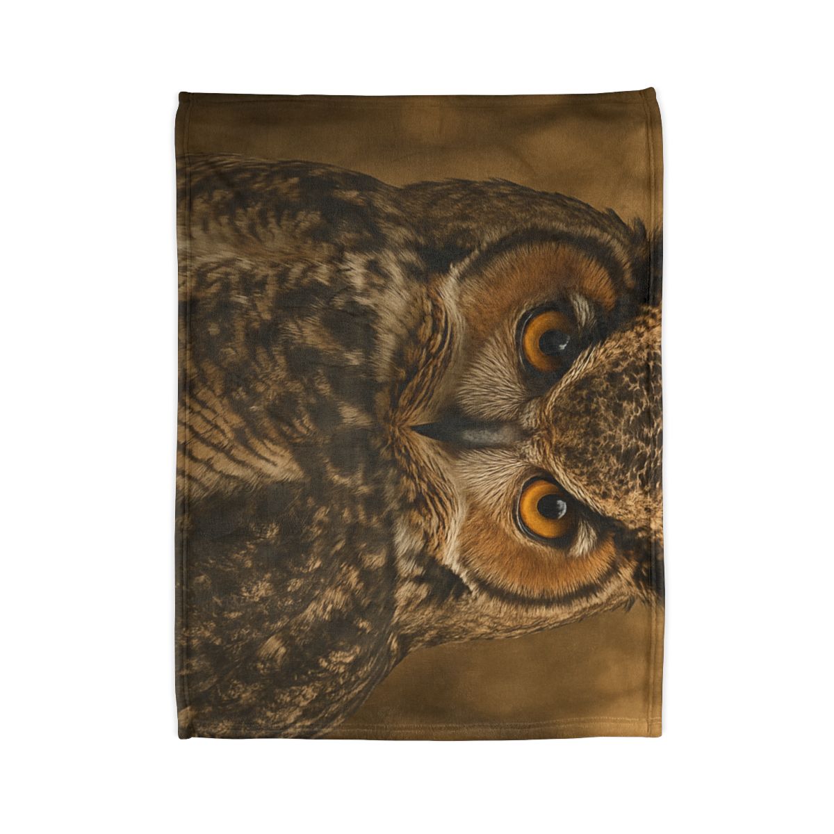 Amber Vigil Great Horned Owl warm winter blankets