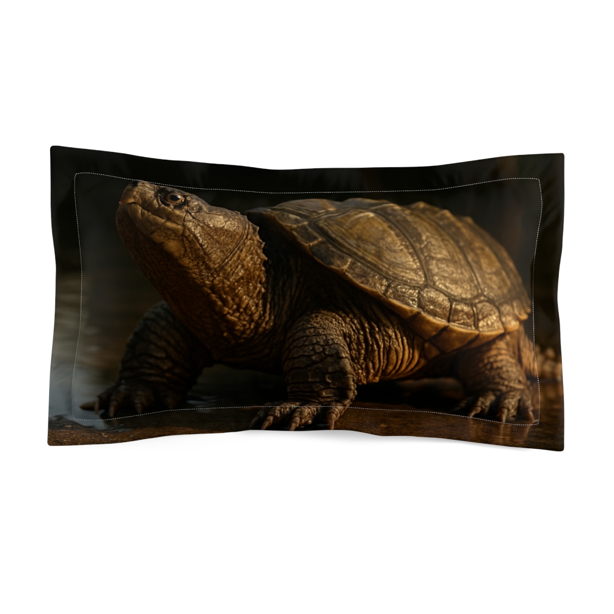 Ancient Orbit Common Snapping Turtle trendy accent pillows