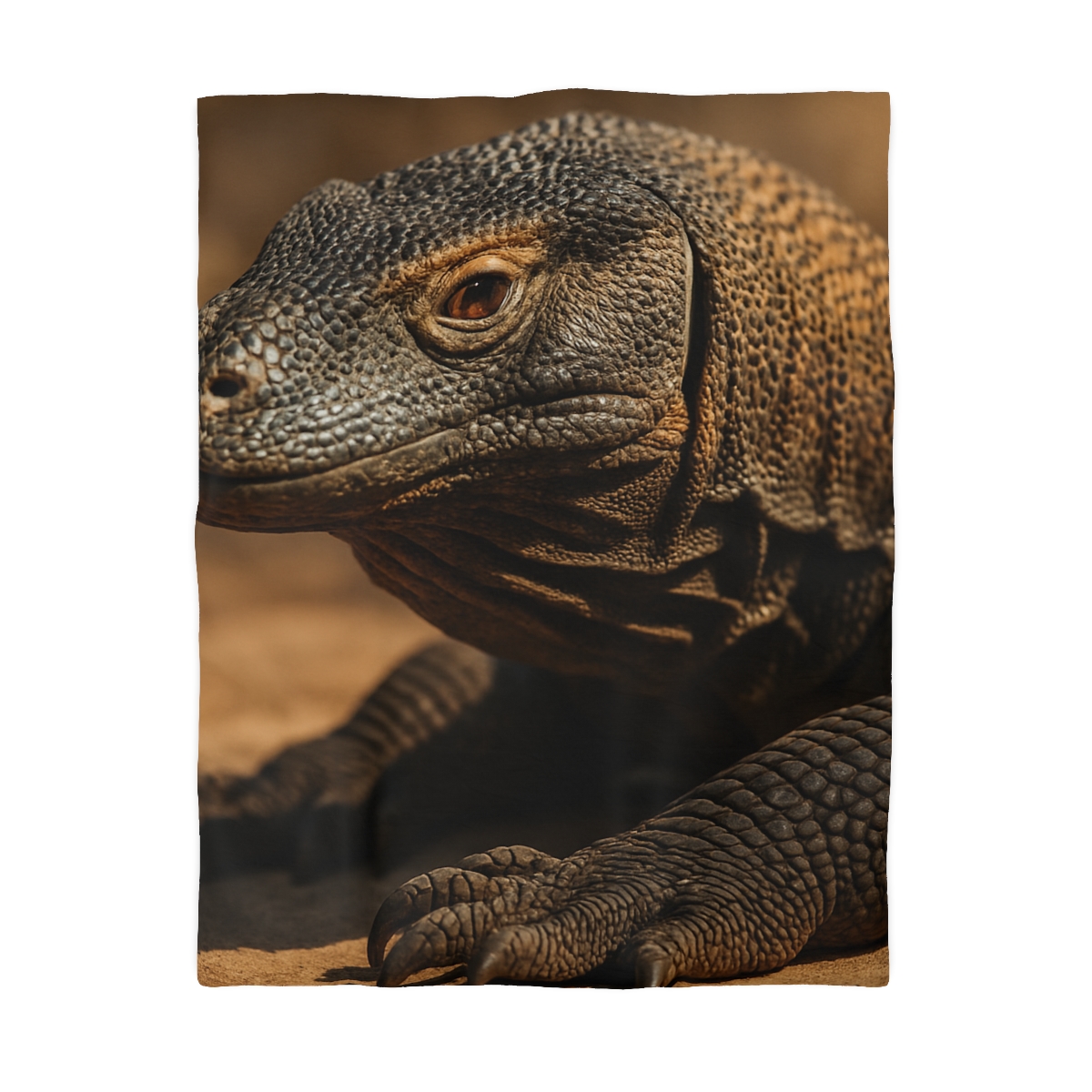 Ancient Scale Komodo Dragon stylish duvet covers
