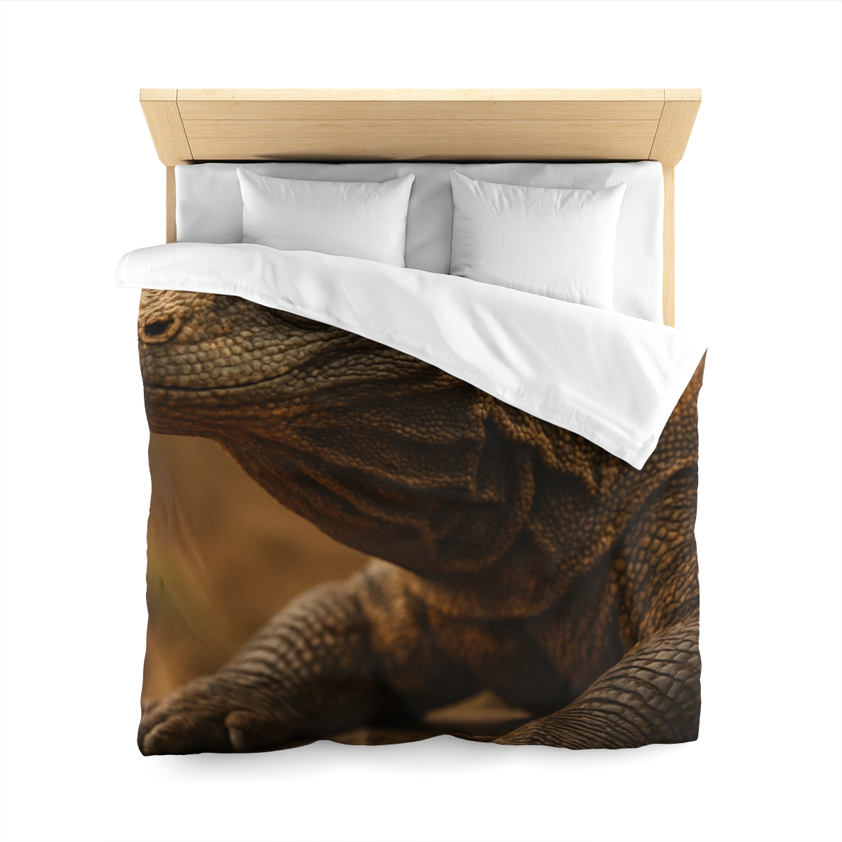 Ancient Scale Komodo Dragon unique patterned duvets