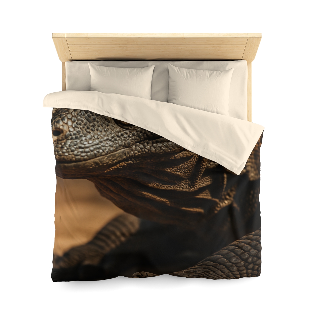 Ancient Scale Komodo Dragon stylish duvet covers