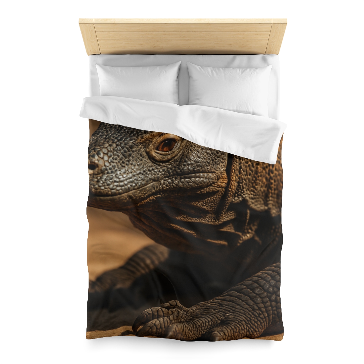 Ancient Scale Komodo Dragon stylish duvet covers