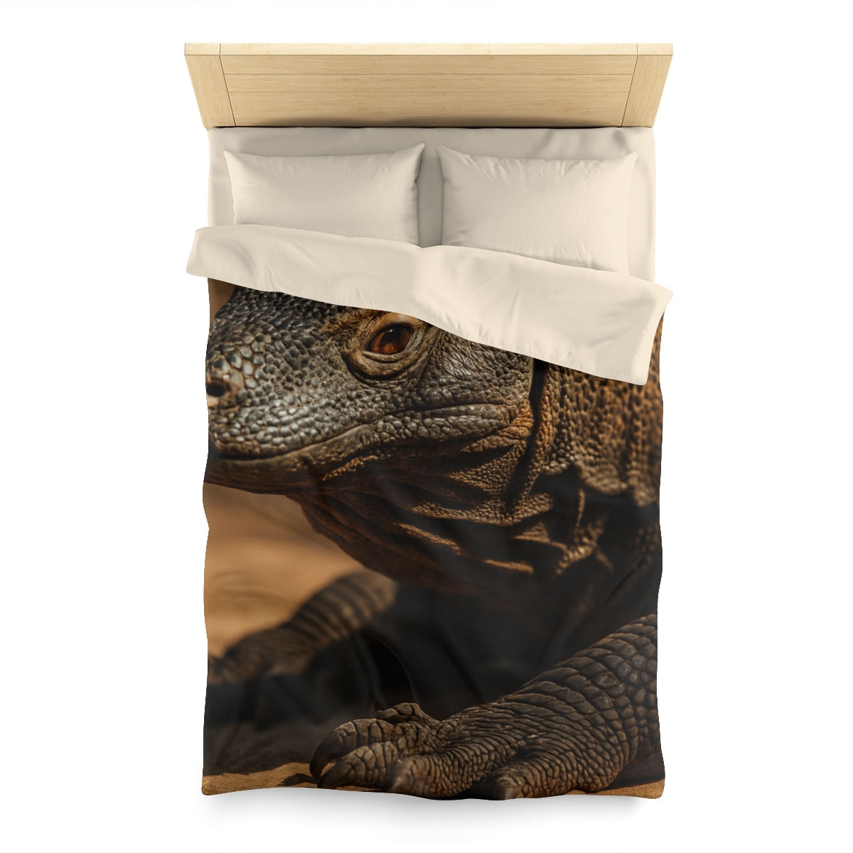 Ancient Scale Komodo Dragon stylish duvet covers