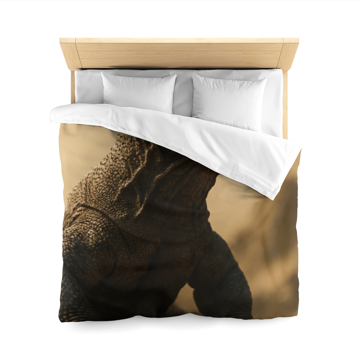 Ancient Sentinel Komodo Dragon unique patterned duvets
