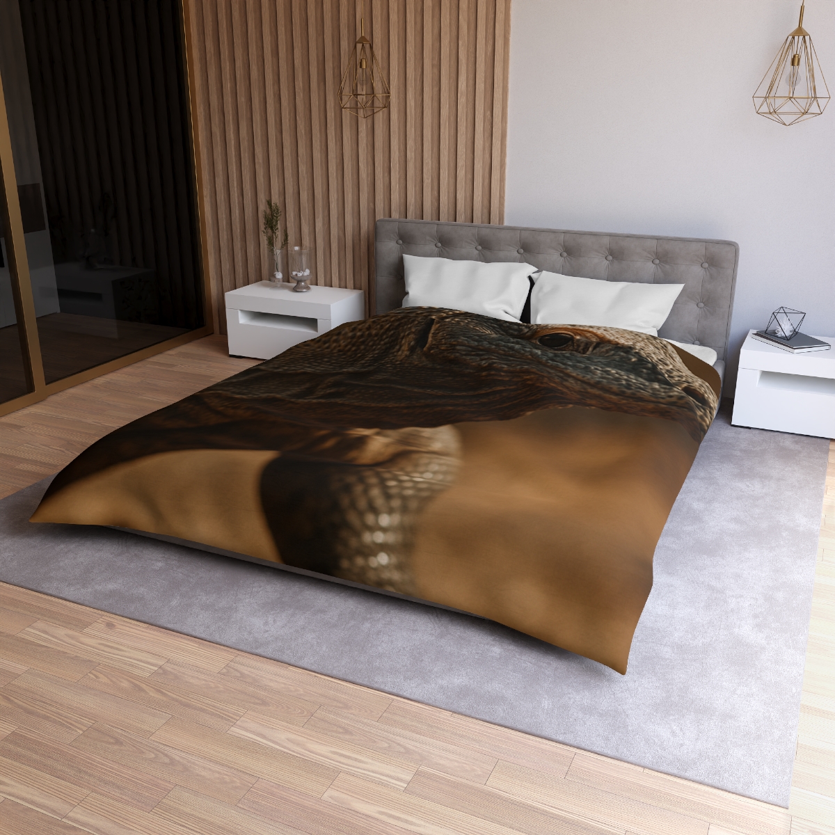 Ancient Sentinel Komodo Dragon custom duvets