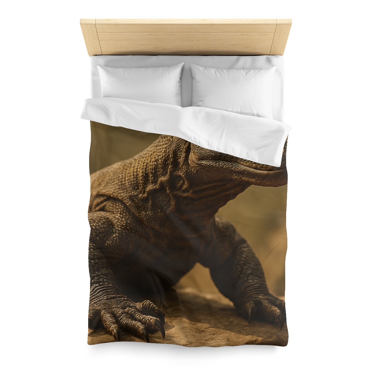 Ancient Sentinel Komodo Dragon stylish duvet covers