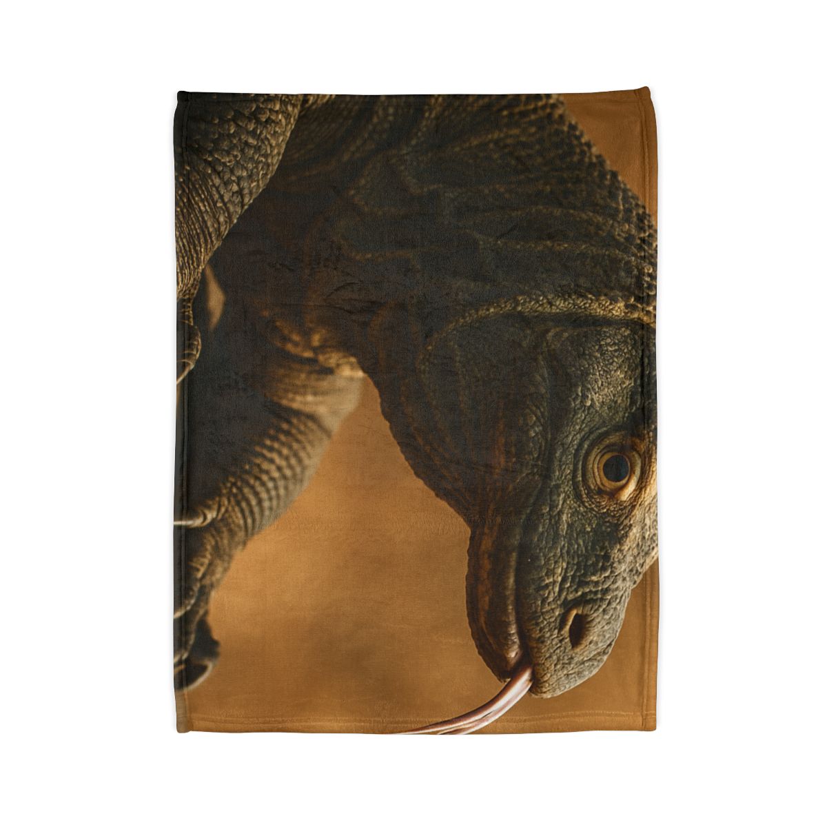 Ancient Sentinel Komodo Dragon stylish throw blankets