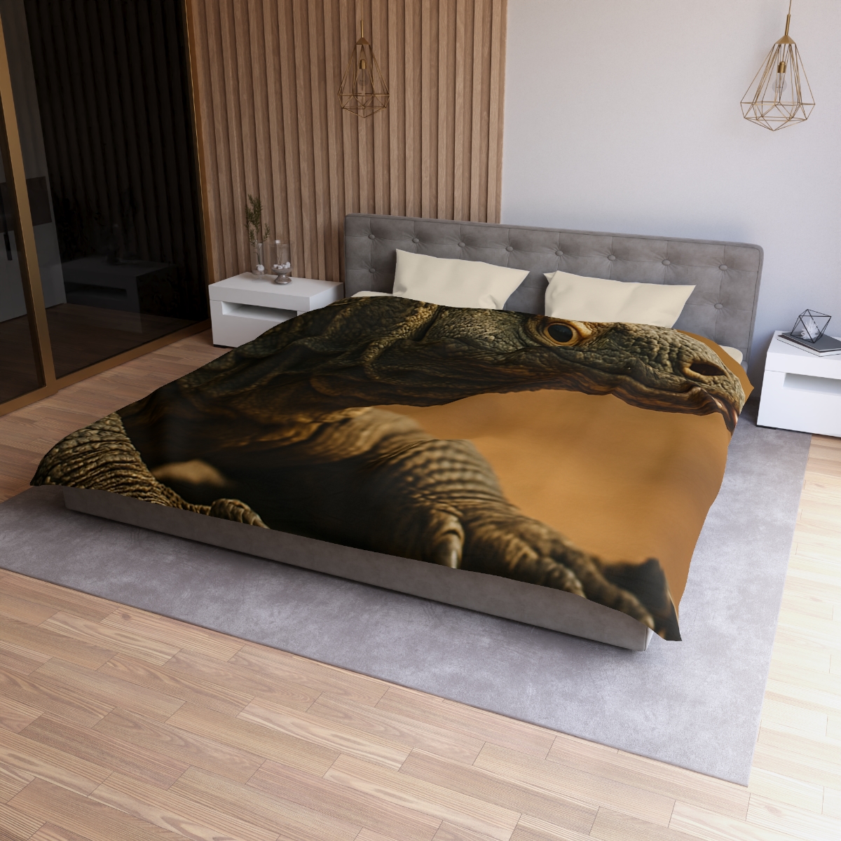 Ancient Sentinel Komodo Dragon trendy bedroom duvets