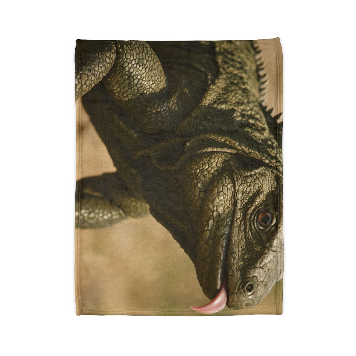 Ancient Sentinel Komodo Dragon trendy patterned blankets
