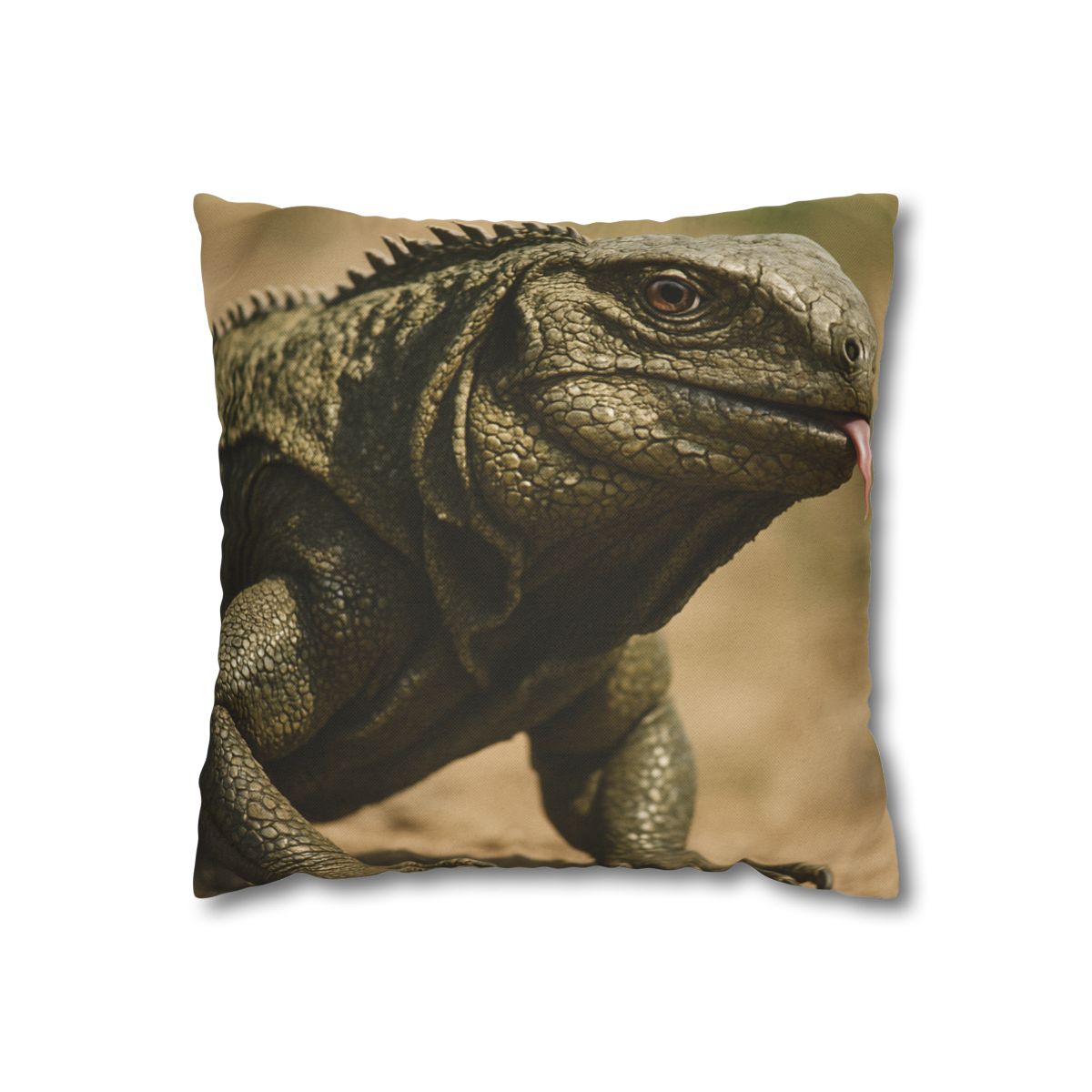 Ancient Sentinel Komodo Dragon trendy patterned pillow cases