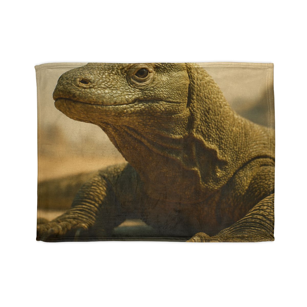 Ancient Sentinel Komodo Dragon decorative home blankets