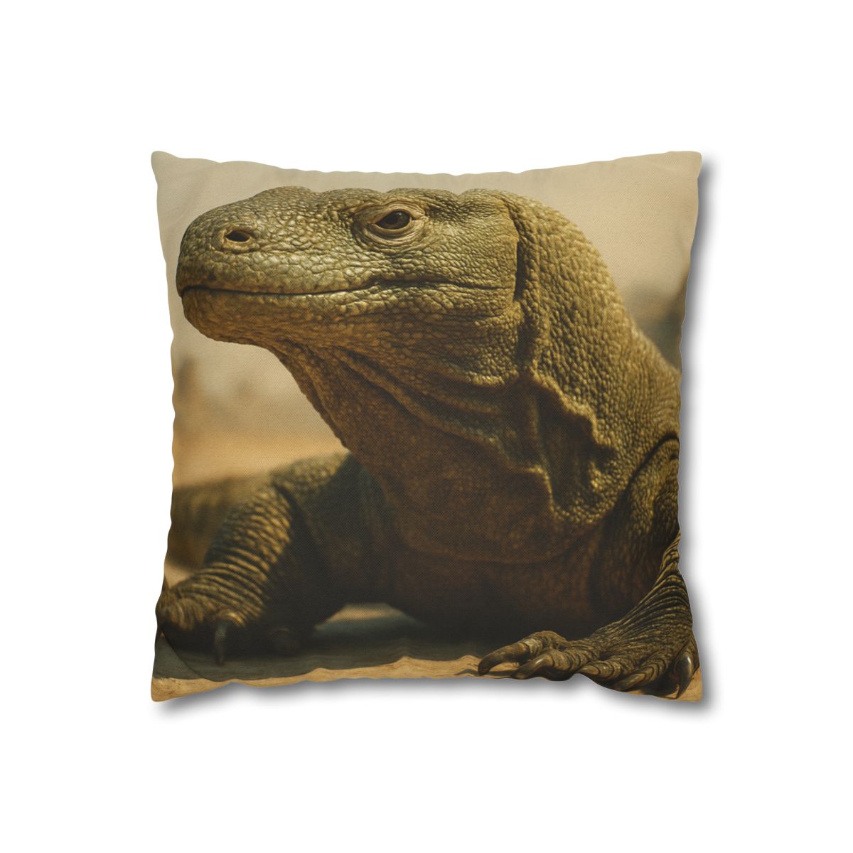 Ancient Sentinel Komodo Dragon soft cotton pillow cases