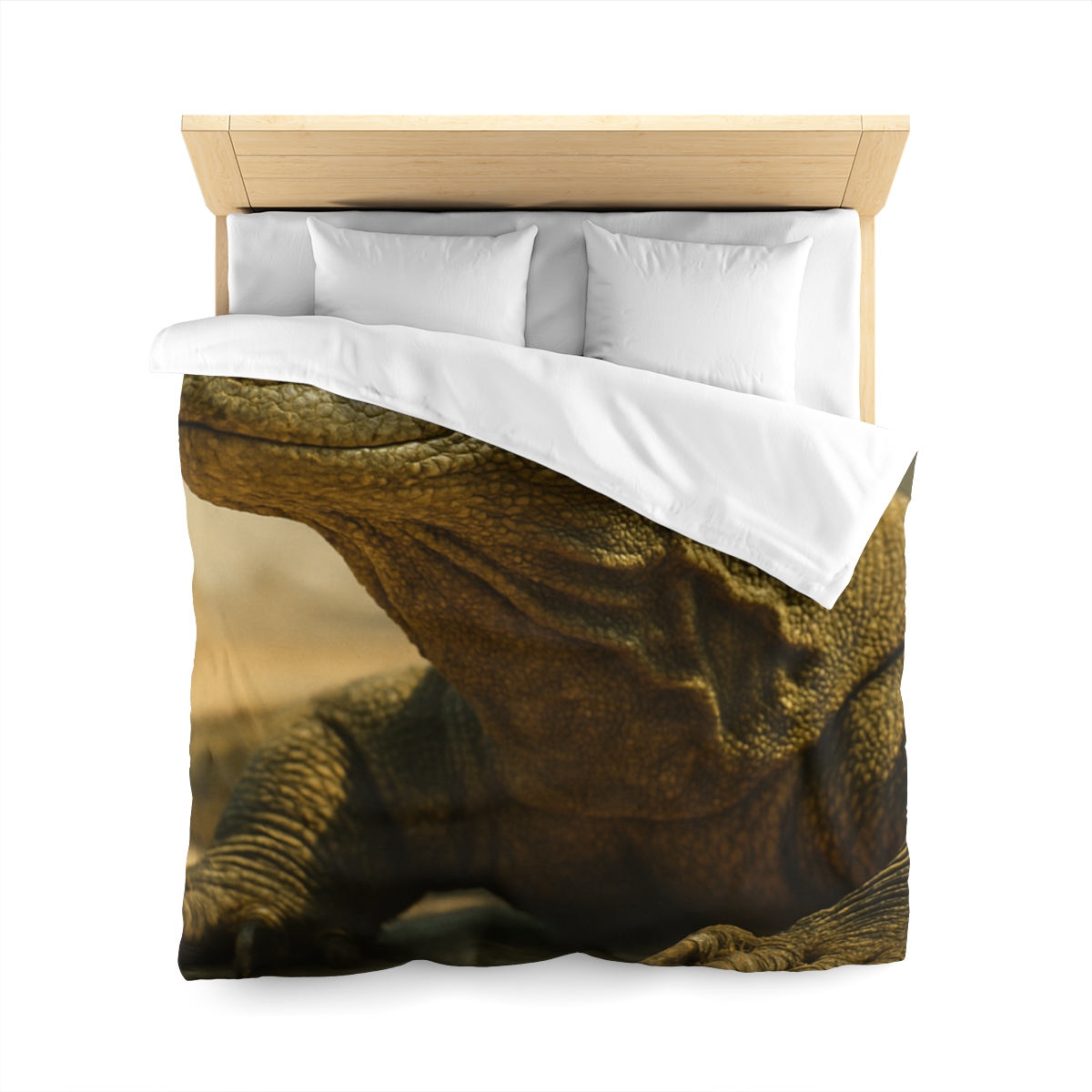 Ancient Sentinel Komodo Dragon personalized bedding duvets