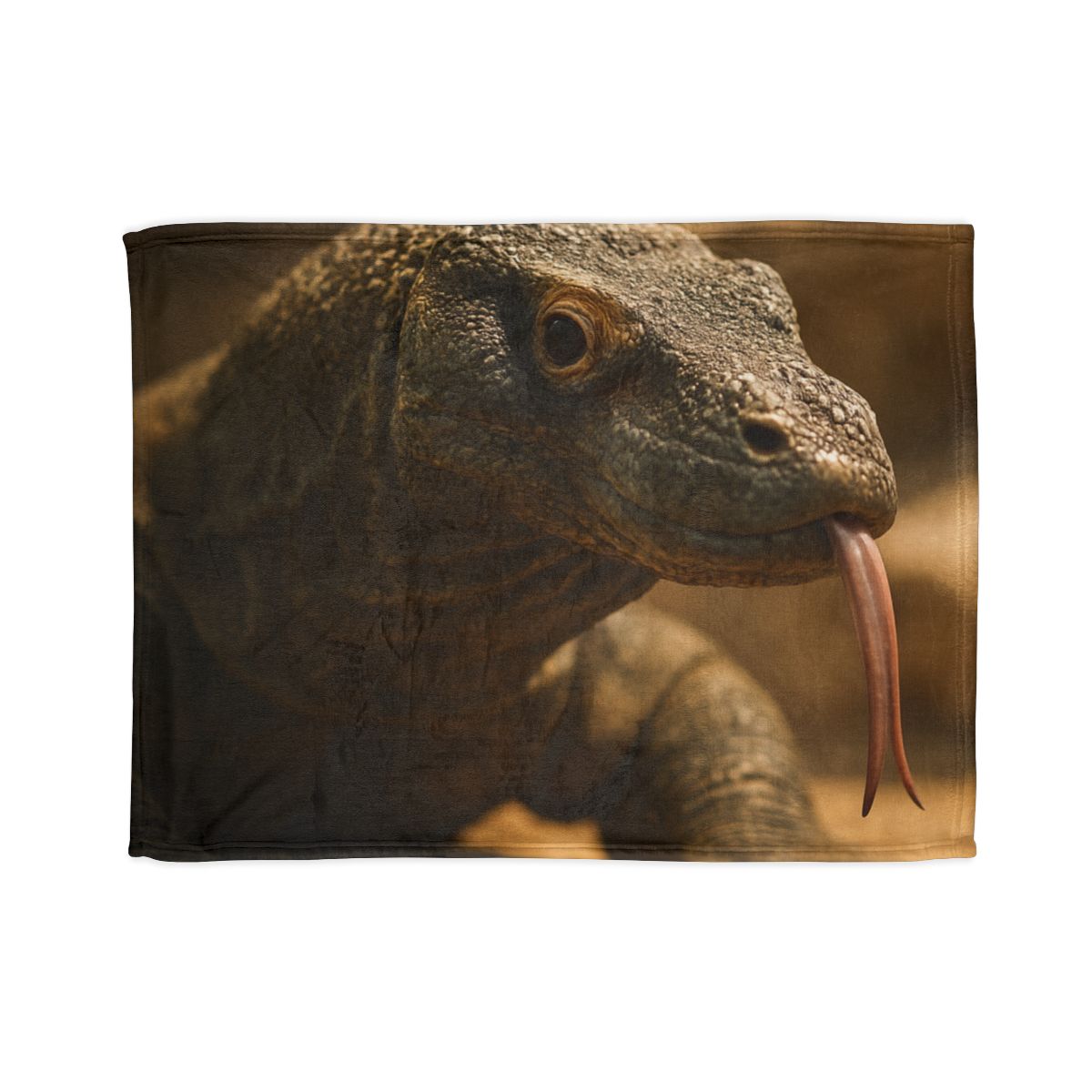 Ancient Sentinel Komodo Dragon custom blankets