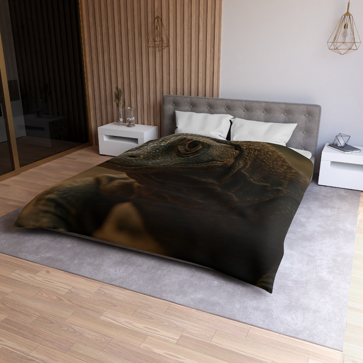 Ancient Sentinel Komodo Dragon warm winter duvets