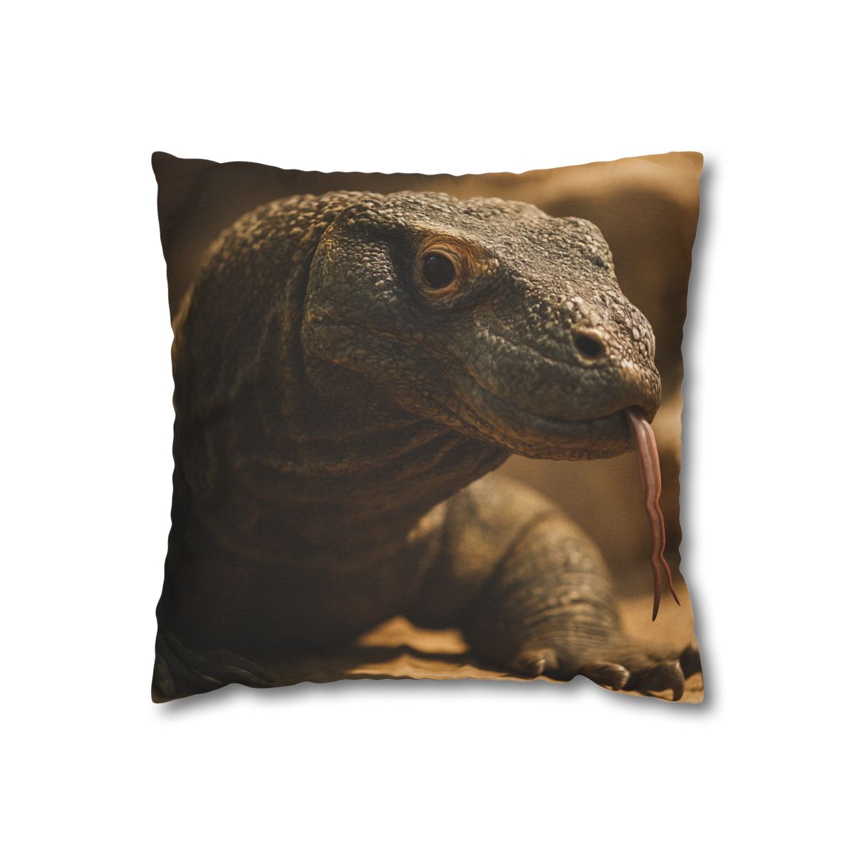 Ancient Sentinel Komodo Dragon designer print pillow cases