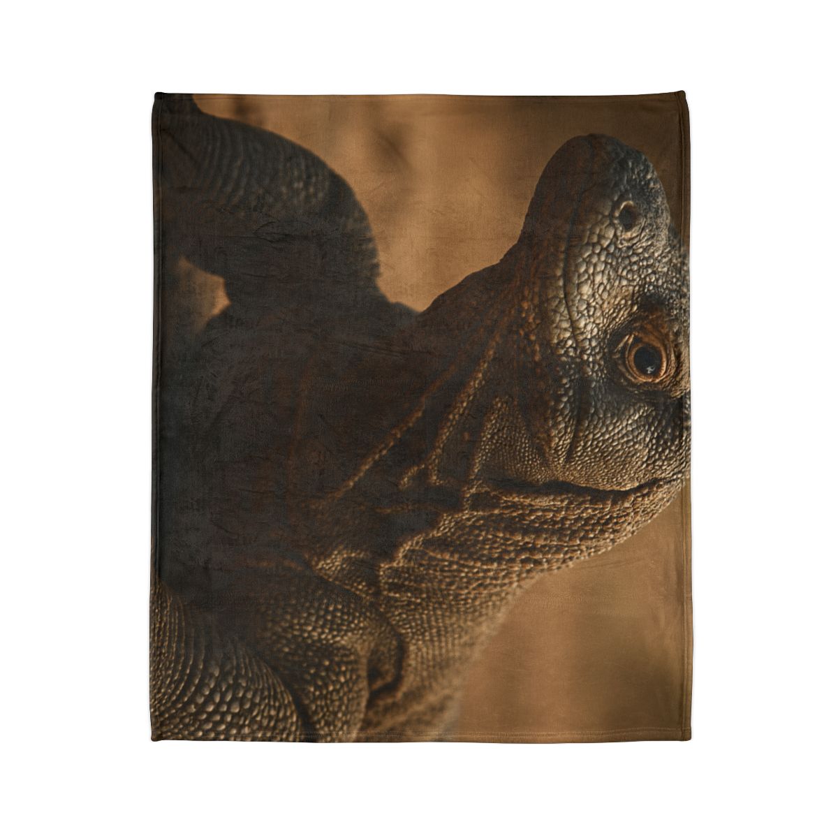 Ancient Sentinel Komodo Dragon trendy patterned blankets