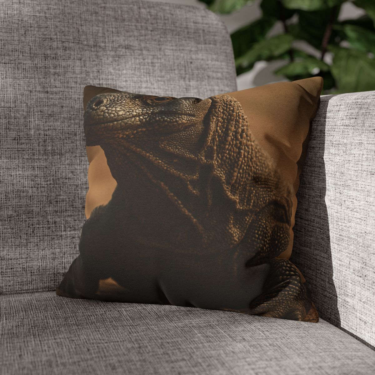Ancient Sentinel Komodo Dragon custom pillow cases