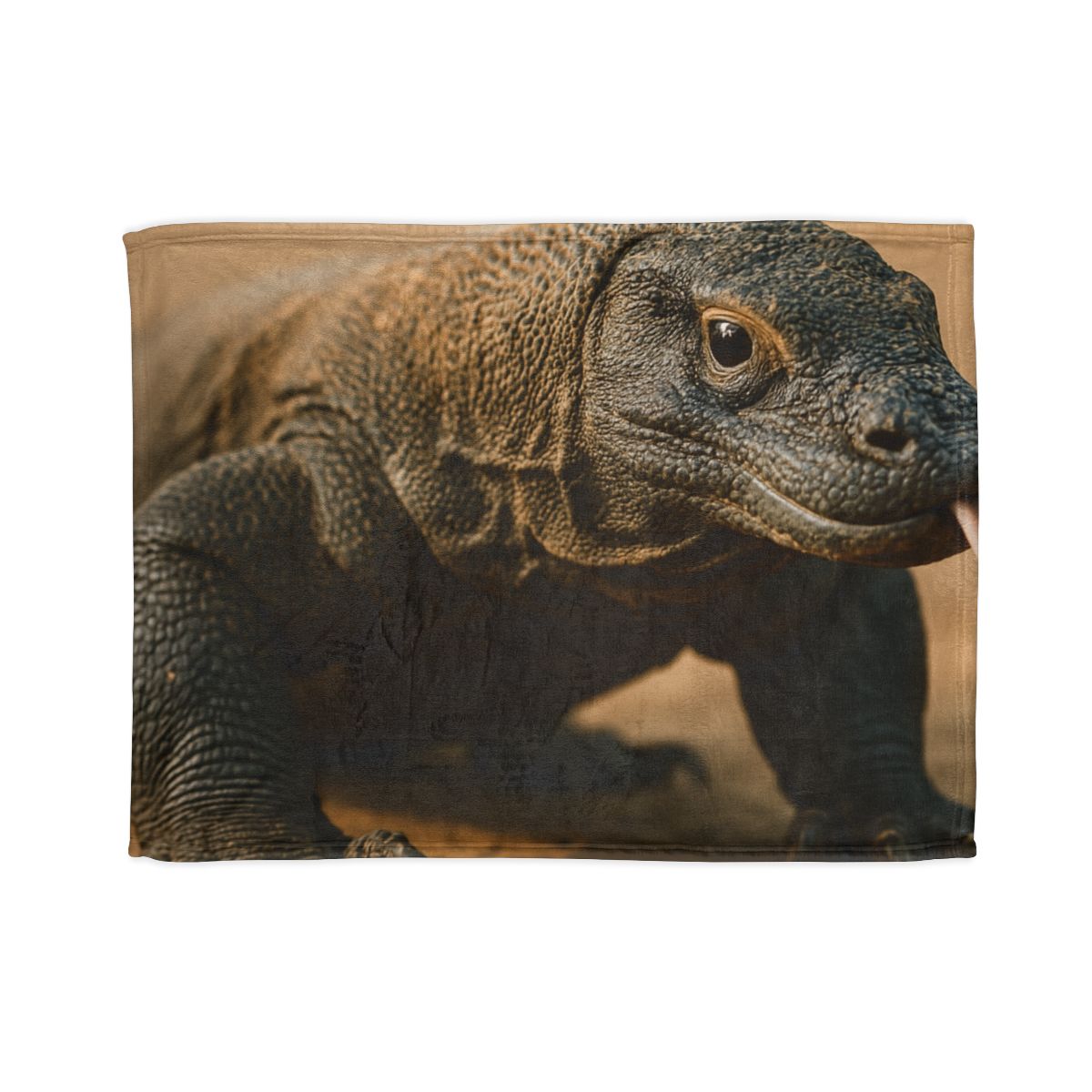 Ancient Sentinel Komodo Dragon custom blankets