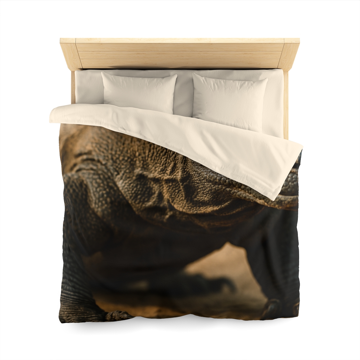 Ancient Sentinel Komodo Dragon unique patterned duvets