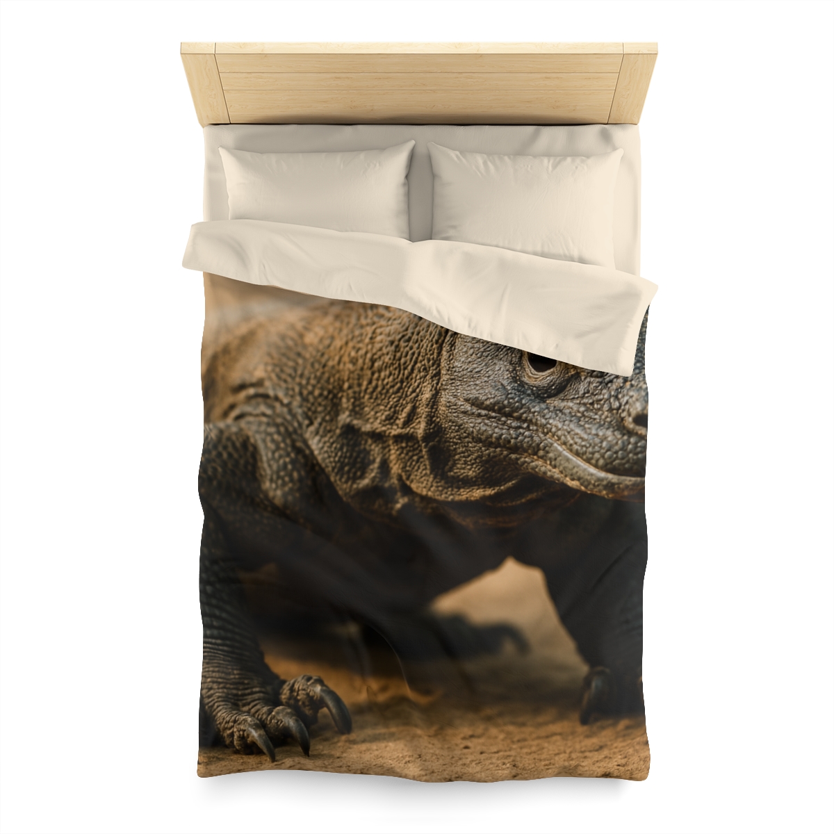 Ancient Sentinel Komodo Dragon unique patterned duvets