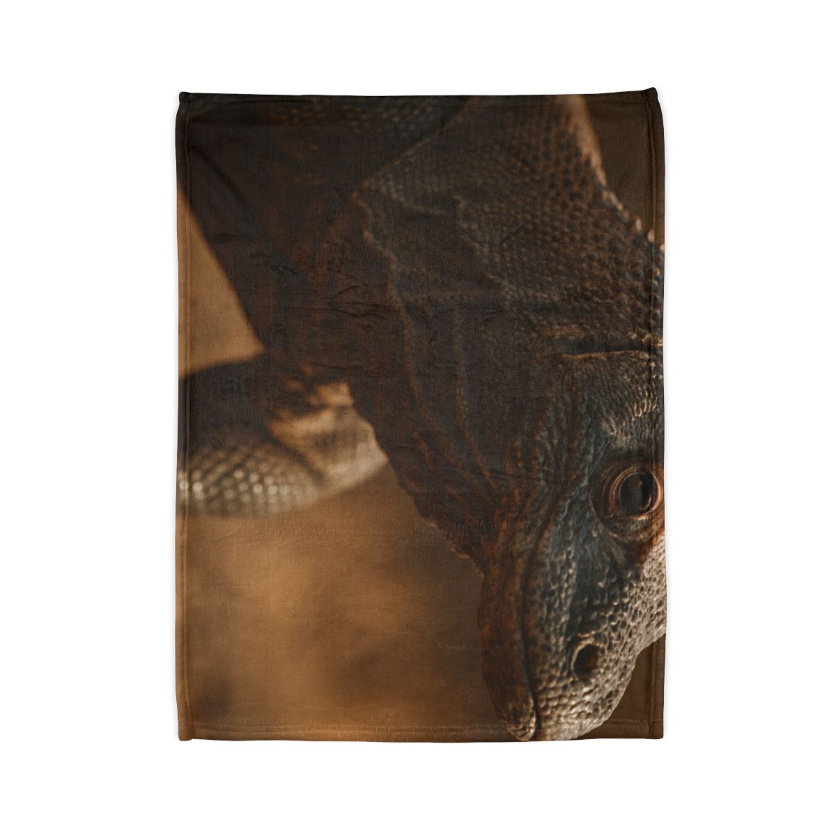 Ancient Sentinel Komodo Dragon soft fleece blankets