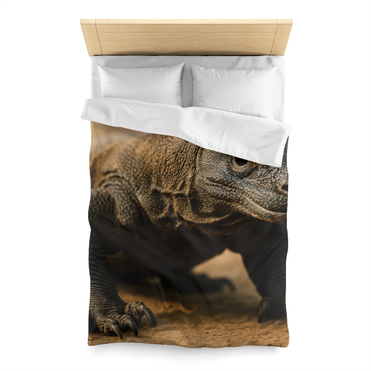 Ancient Sentinel Komodo Dragon unique patterned duvets