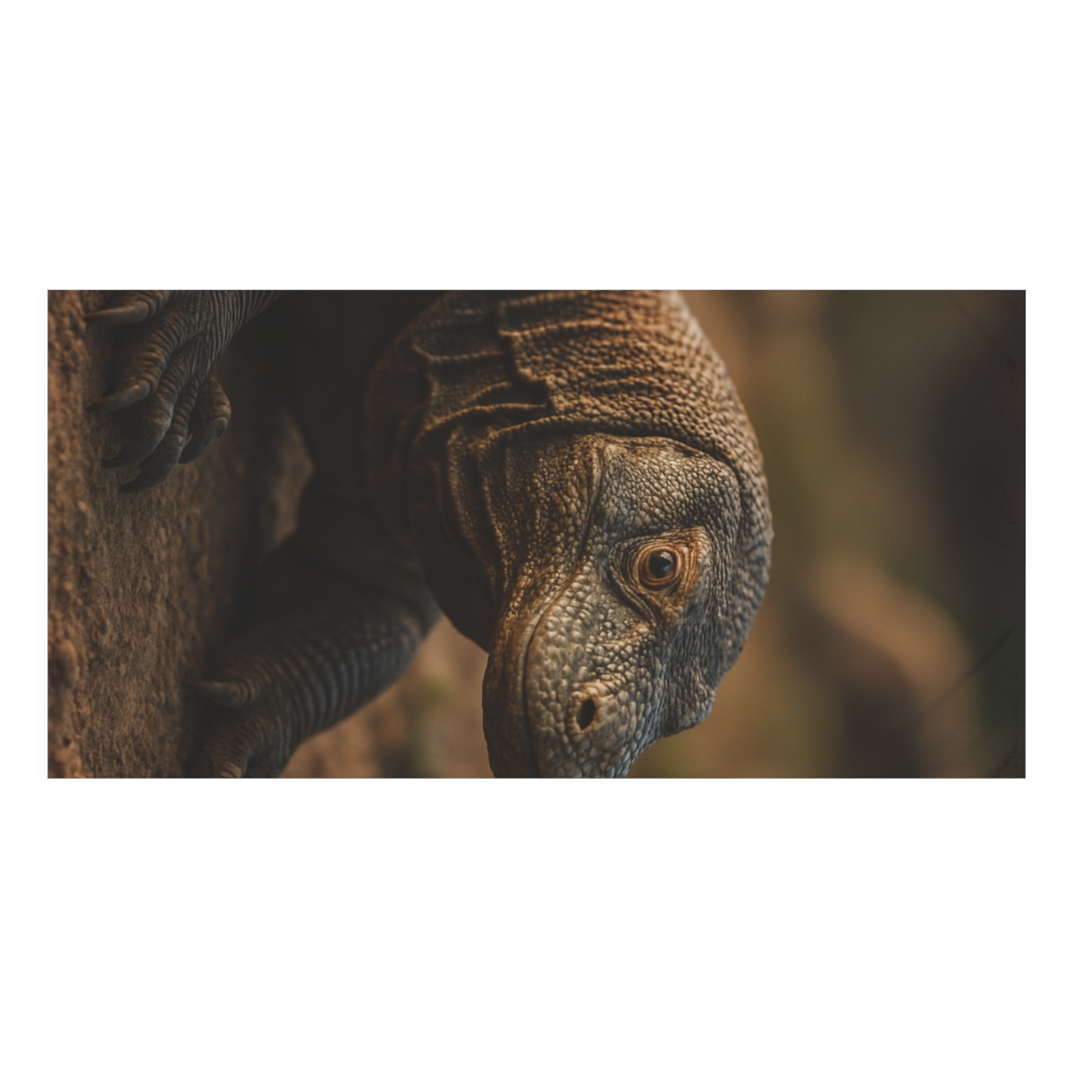 Ancient Sentinel Komodo Dragon custom towels