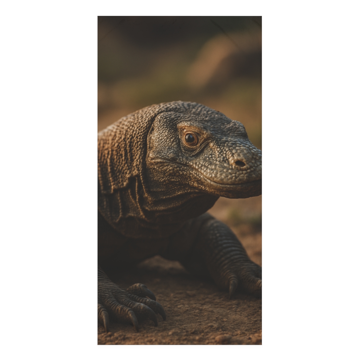 Ancient Sentinel Komodo Dragon custom towels