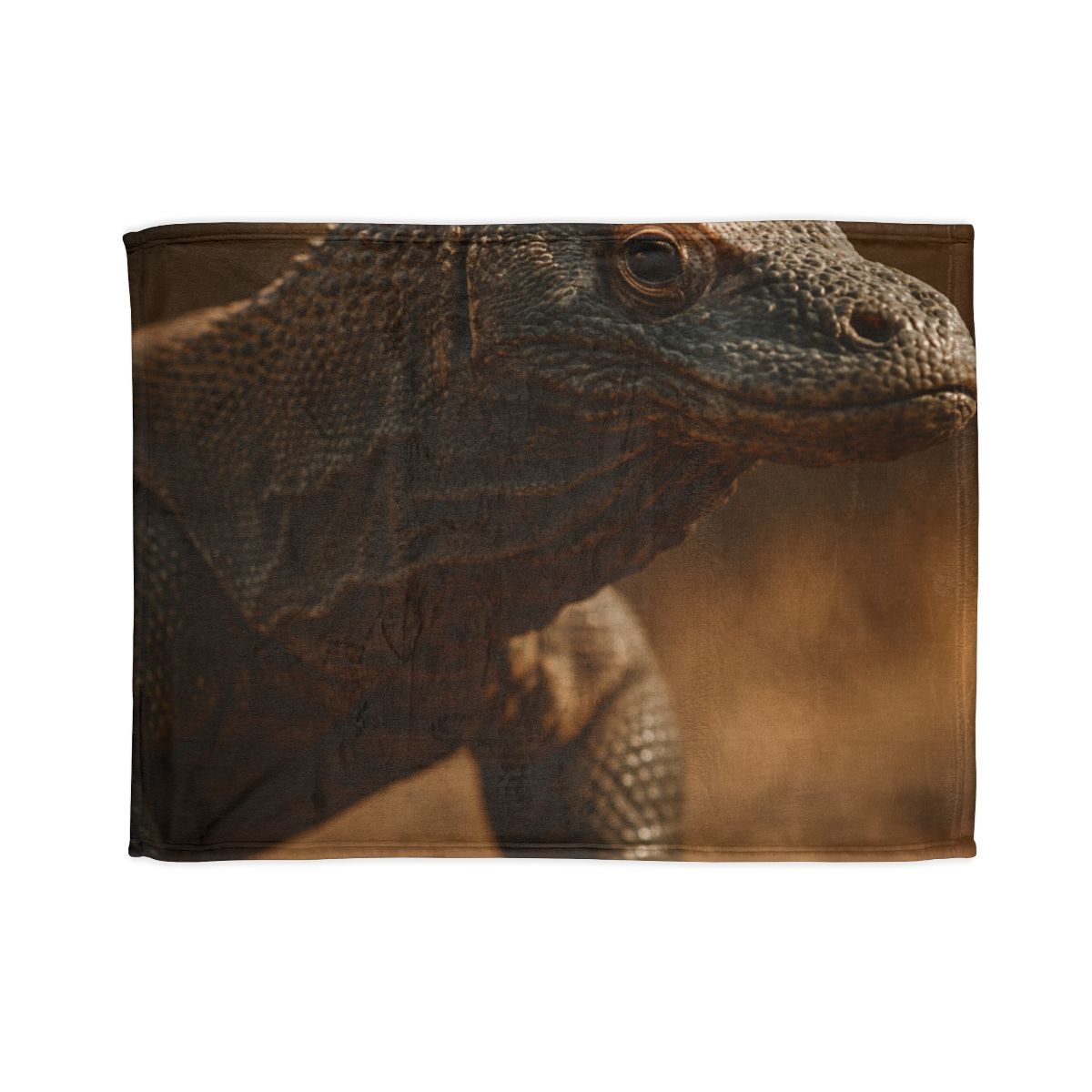 Ancient Sentinel Komodo Dragon soft fleece blankets