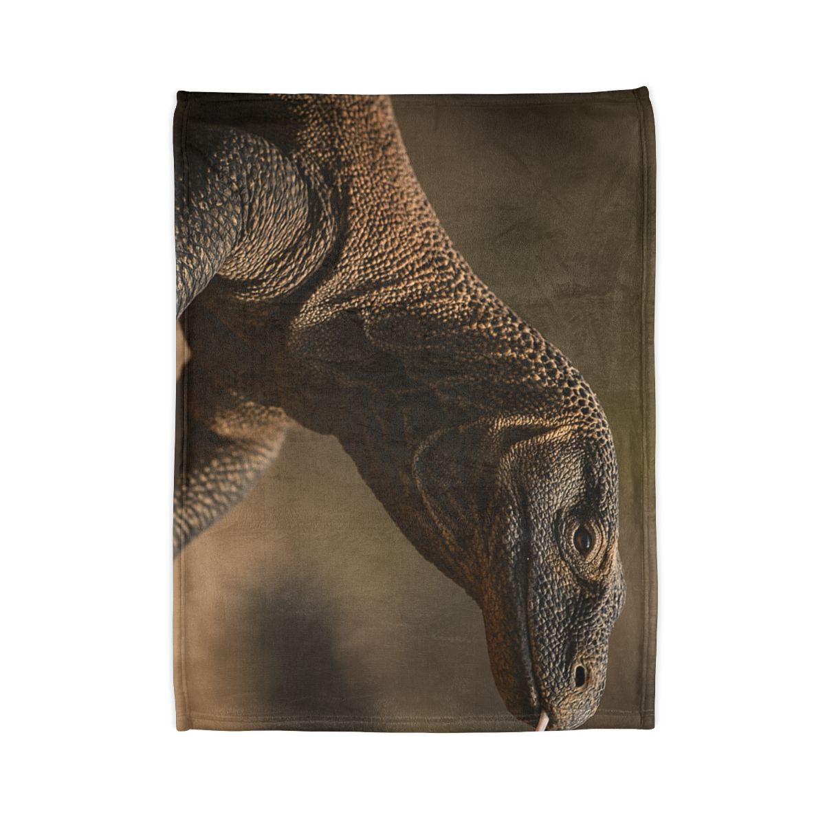Ancient Sentinel Komodo Dragon decorative home blankets