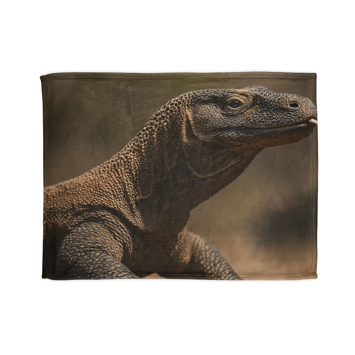 Ancient Sentinel Komodo Dragon decorative home blankets
