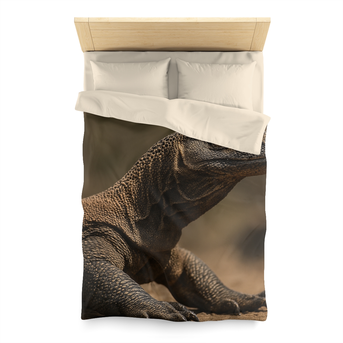 Ancient Sentinel Komodo Dragon soft comforter duvets