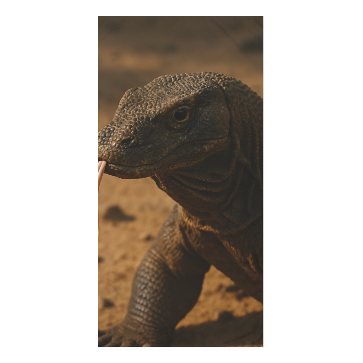 Ancient Sentinel Komodo Dragon personalized bath towels