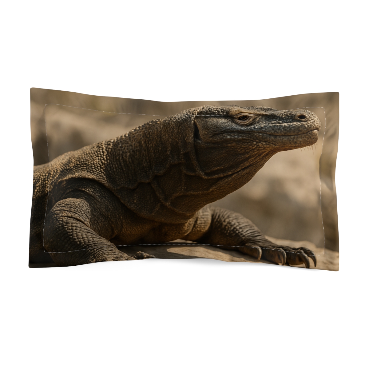 Ancient Sentinel Komodo Dragon soft plush pillows